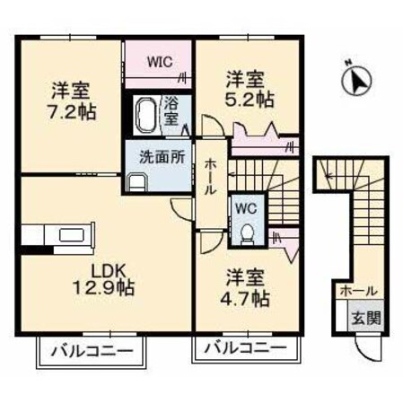 シャーメゾン東岐波の物件間取画像